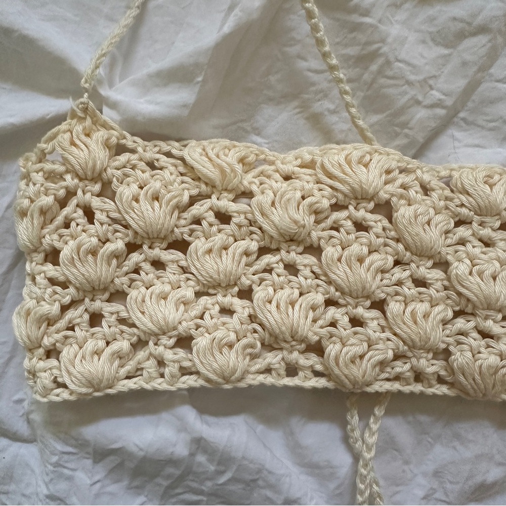 Eiko Ai Stella Shell Bralette in Pearl - Picture 5 of 5